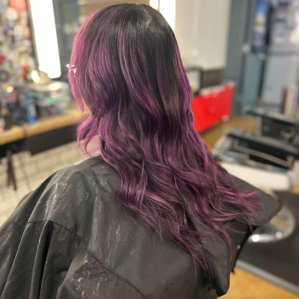 Bishops Campbell - Purple and pink color, all done c: - Hair Salons Near Me - Campbell, California Bishops Campbell - Purple and pink color, all done c: - Hair Salons Near Me - Campbell, California