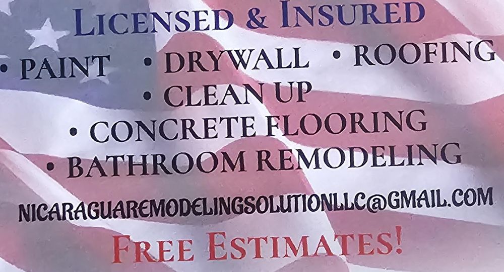 Slide of Nicaragua Remodeling Services