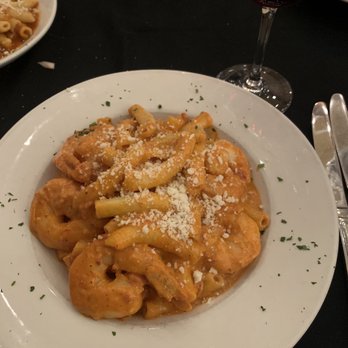 La Scala - Penne Alla Vodka with jumbo shrimp added! - Italian Near Me - Baltimore, Maryland La Scala - Penne Alla Vodka with jumbo shrimp added! - Italian Near Me - Baltimore, Maryland