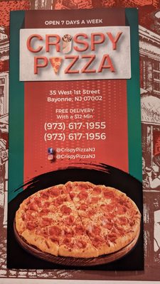 Menu photo 3 Crispy Pizza Bayonne, NJ