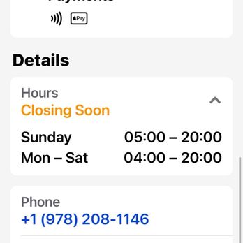 Heav'nly Donuts - Images of front door of a location already closed at 7:30; screen shot of apple maps listing with closing listed as 8pm today. - Donuts Near Me - Methuen, Massachusetts