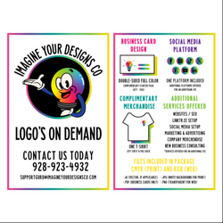 Imagine Your Designs - LOGO'S ON DEMAN - INQUIRE TODAY (928) 923-4932. TALK TO YOU SOON!
