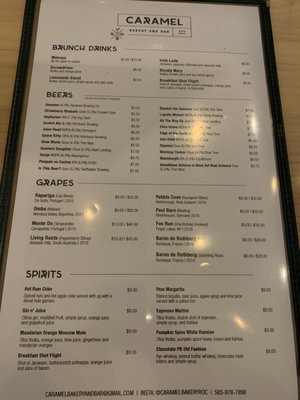 Menu photo 7 Caramel Bakery and Bar Rochester, NY