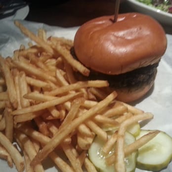 Yard House - Truffle burger with fries - New American Near Me - Dallas, Texas Yard House - Truffle burger with fries - New American Near Me - Dallas, Texas