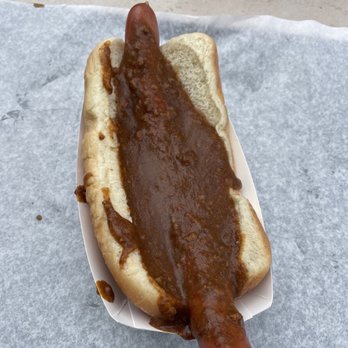 Pink's Hot Dogs - My Classic Chili Dog & Fries - Hot Dogs Near Me - Universal City, California Pink's Hot Dogs - My Classic Chili Dog & Fries - Hot Dogs Near Me - Universal City, California