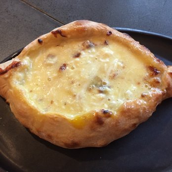 Supra - Khachapuri - The Ajaruli ($15) after all the mixing - Bars Near Me - Washington, DC, District of Columbia