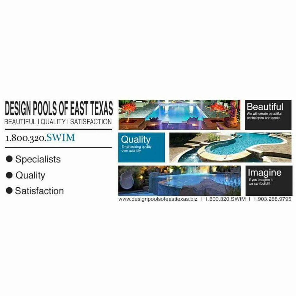 DESIGN POOLS OF EAST TEXAS Updated August 2024 Grand Saline, Texas