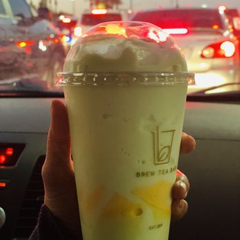Brew Tea Bar - Honeydew with egg pudding and no Boba. Regular size. - Coffee & Tea Near Me - Las Vegas, Nevada Brew Tea Bar - Honeydew with egg pudding and no Boba. Regular size. - Coffee & Tea Near Me - Las Vegas, Nevada