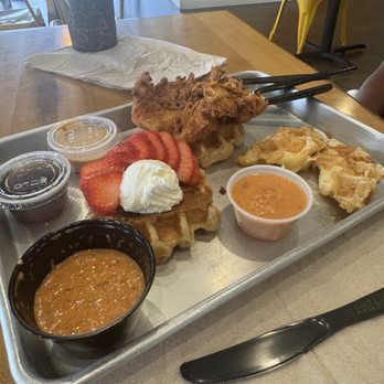 Waffle Love - Waffle flight! - Waffles Near Me - Round Rock, Texas