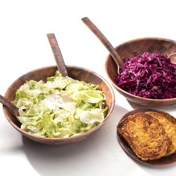 Clearman's North Woods Inn - Covina - House Salad and Red Cabbage