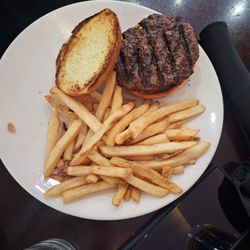 Santa Claran Hotel & Casino - Plain burger with fries