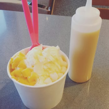 Salju Dessert - Mango shaved snow with mochi & mango. Plus unlimited condensed milk :) - Desserts Near Me - Alhambra, California