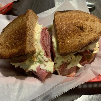 Wheat & Rye - a ham and cheese sandwich in a basket - American Near Me - Southgate, Michigan