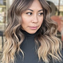 Rebel Femme Salon Podcast Shop - Low Maintenance Blonde Highlights on Dark Hair