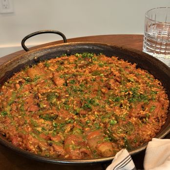 L Campo - Valenciana Paella (chicken and rabbit) - Tapas/Small Plates Near Me - Livermore, California