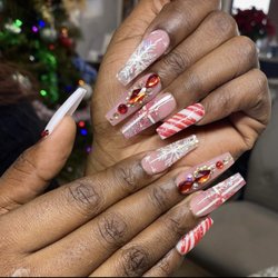 Shadow Creek Spa & Nails - Christmas nail art done by us!