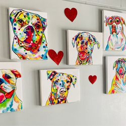 Dog City Hotel & Spa - Beautiful artwork done by the owner Tia!