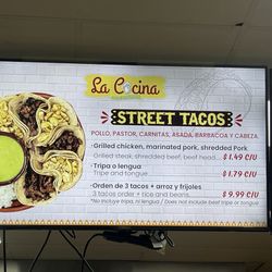 Talpa Supermercado - Nashville - La Cocina menu.  March 2025