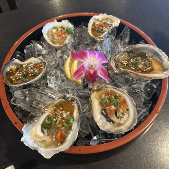 Huku Japanese Bistro - 6 oysters - Japanese Near Me - Davis, California Huku Japanese Bistro - 6 oysters - Japanese Near Me - Davis, California