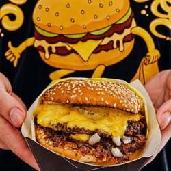 Steeze Burger - Double Cheeseburger with Steeze Sauce.