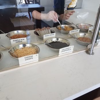 Sugar Pine Creamery - Current toppings (2/2) - Ice Cream & Frozen Yogurt Near Me - Plano, Texas Sugar Pine Creamery - Current toppings (2/2) - Ice Cream & Frozen Yogurt Near Me - Plano, Texas