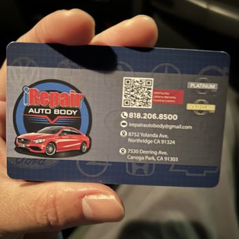 iRepair Auto Body And Paint - IRepair Auto Body Shop in Northridge, CA - Body Shops Near Me - Canoga Park, California