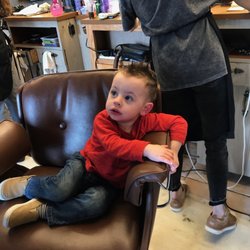 Scissors Palace - Jayden got his hair fixed at Scissors Palace.