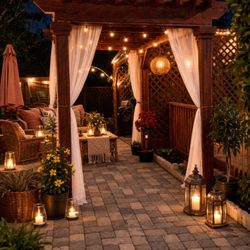 Handyman Good - The Pagoda and Pavers job at my place.