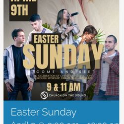 Church on the Sound - Youngest Son was in this wonderful Easter play. He's on the left.