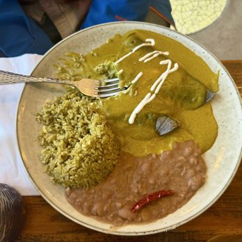 Maggie's Blue Rose - Avocado enchiladas - Mexican Near Me - Avalon, California