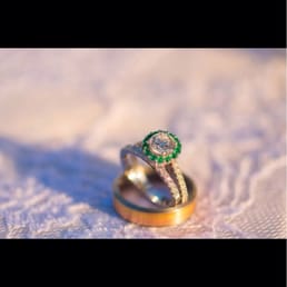 This is the engagement ring with matching wedding band :)