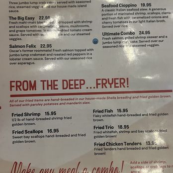 Shells Seafood - Menu - Seafood Near Me - St. Pete Beach, Florida