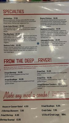 Menu photo 8 Shells Seafood St. Pete Beach, FL