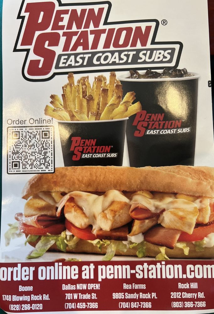 PENN STATION EAST COAST SUBS DALLAS Updated October 2024 701 W