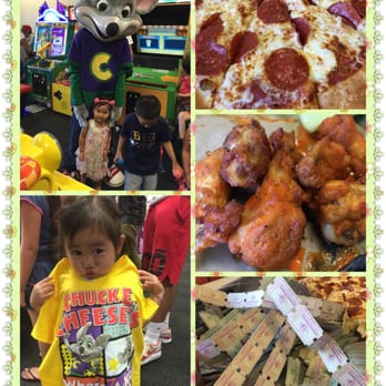Chuck E. Cheese - 07/30/16:  Baby girl's third birthday - Pizza Near Me - Kent, Washington