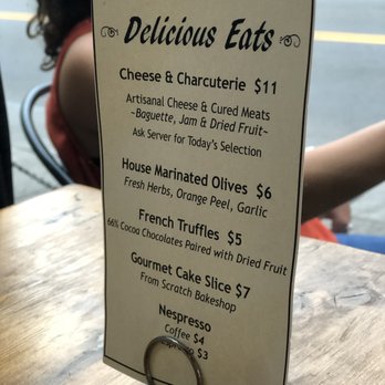 Apogee Wine Bar - Food menu - Wine Bars Near Me - Rochester, New York