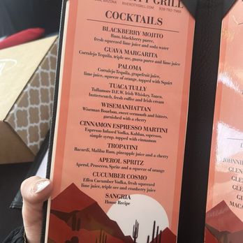 River City Grill - cocktail menu - Mediterranean Near Me - Yuma, Arizona River City Grill - cocktail menu - Mediterranean Near Me - Yuma, Arizona