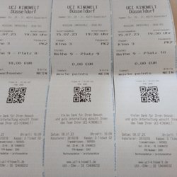 UCI Kinowelt - Kinokarten Mission Impossible / Cinema Tickets Mission Impossible