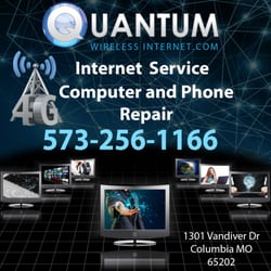 Quantum Wireless Internet - Internet, Television and Telephone Services, Phone and PC repair.