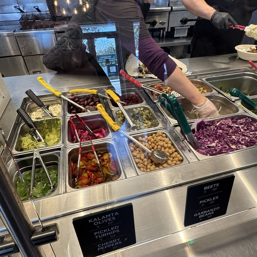 SAJJ Mediterranean - Toppings looked fresh - Mediterranean Near Me - Sunnyvale, California SAJJ Mediterranean - Toppings looked fresh - Mediterranean Near Me - Sunnyvale, California
