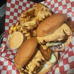 Blazin #1 - 2 JUMBO Sliders w/ Fries