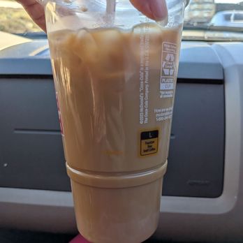 McDonald's - Iced caramel coffee minus the caramel. Tastes like black cold coffee - Fast Food Near Me - Phelan, California