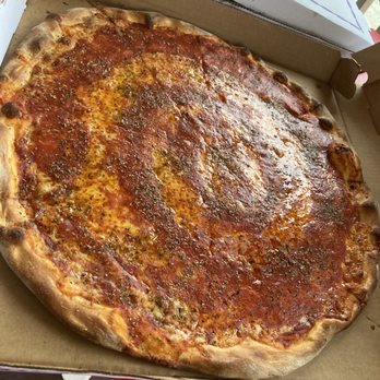 Mack's Pizza - Extra sauce/ well done... best way to eat it - Pizza Near Me - Wildwood, New Jersey
