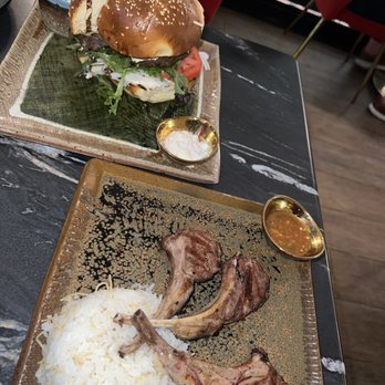 Levant - The burger and Lamb Chop Over Rice - Middle Eastern Near Me - Miami, Florida Levant - The burger and Lamb Chop Over Rice - Middle Eastern Near Me - Miami, Florida