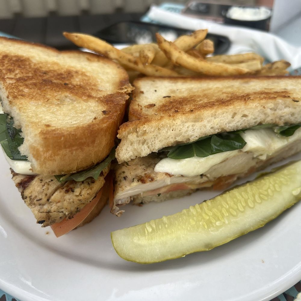 Sunset Grill - chicken caprese sandwhich - Burgers Near Me - Antioch, Illinois Sunset Grill - chicken caprese sandwhich - Burgers Near Me - Antioch, Illinois