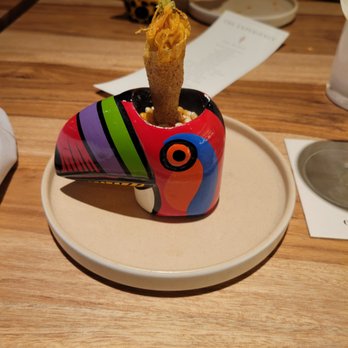 El Cielo - Potato cone (can I get one of those toucan though to go?!?) - Latin American Near Me - Washington, DC, District of Columbia El Cielo - Potato cone (can I get one of those toucan though to go?!?) - Latin American Near Me - Washington, DC, District of Columbia