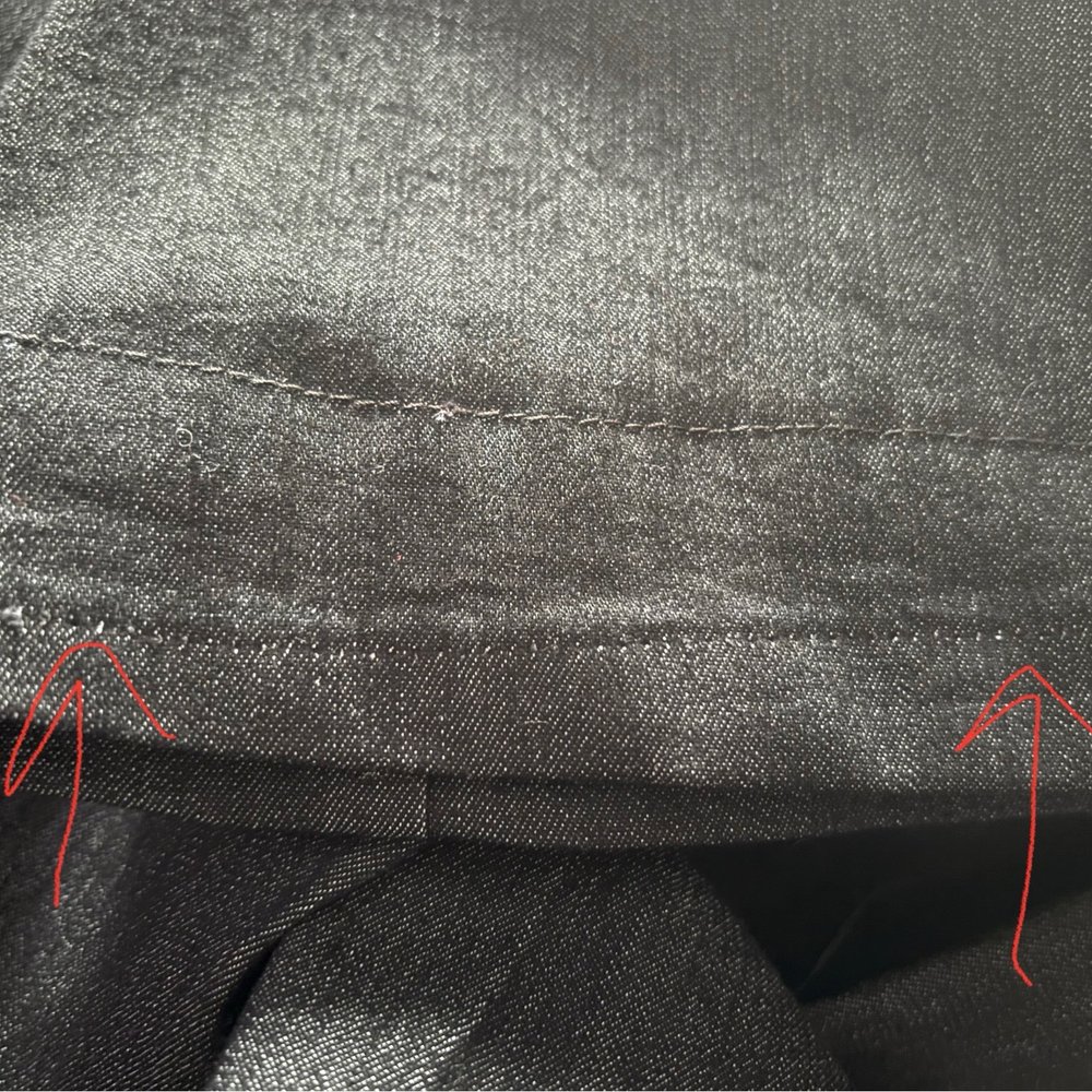 Han's Cleaners & Tailors - The stitching is NOT STRAIGHT - Laundry Services Near Me - Ellicott City, Maryland Han's Cleaners & Tailors - The stitching is NOT STRAIGHT - Laundry Services Near Me - Ellicott City, Maryland