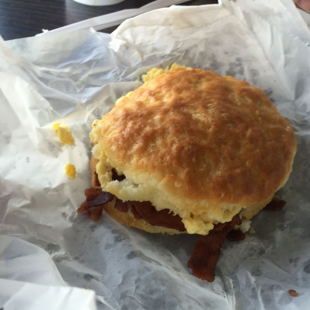 The Biscuit Factory - Bacon & Egg Biscuit - just do it! - American Near Me - High Point, North Carolina The Biscuit Factory - Bacon & Egg Biscuit - just do it! - American Near Me - High Point, North Carolina