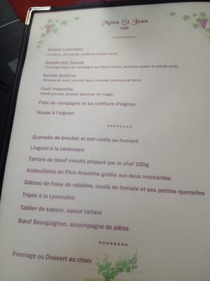 Menu photo 3 Les Pampres Rouges Lyon, 69