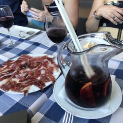 El Racó de Fenals - Acorn fed Iberian ham and sangria (8€ a pitcher I believe)